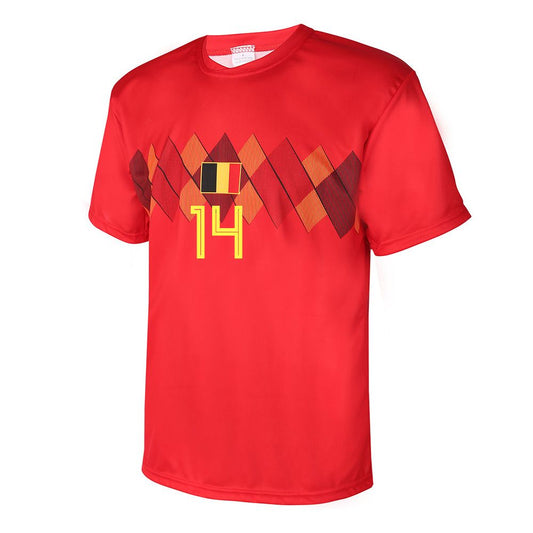 Belgie Voetbalshirt Mertens Thuis 2018-2020 - Kind en Volwassenen