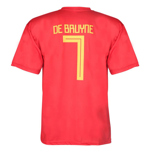 Belgie Voetbalshirt De Bruyne Thuis 2018-2020 - Kind en Volwassenen